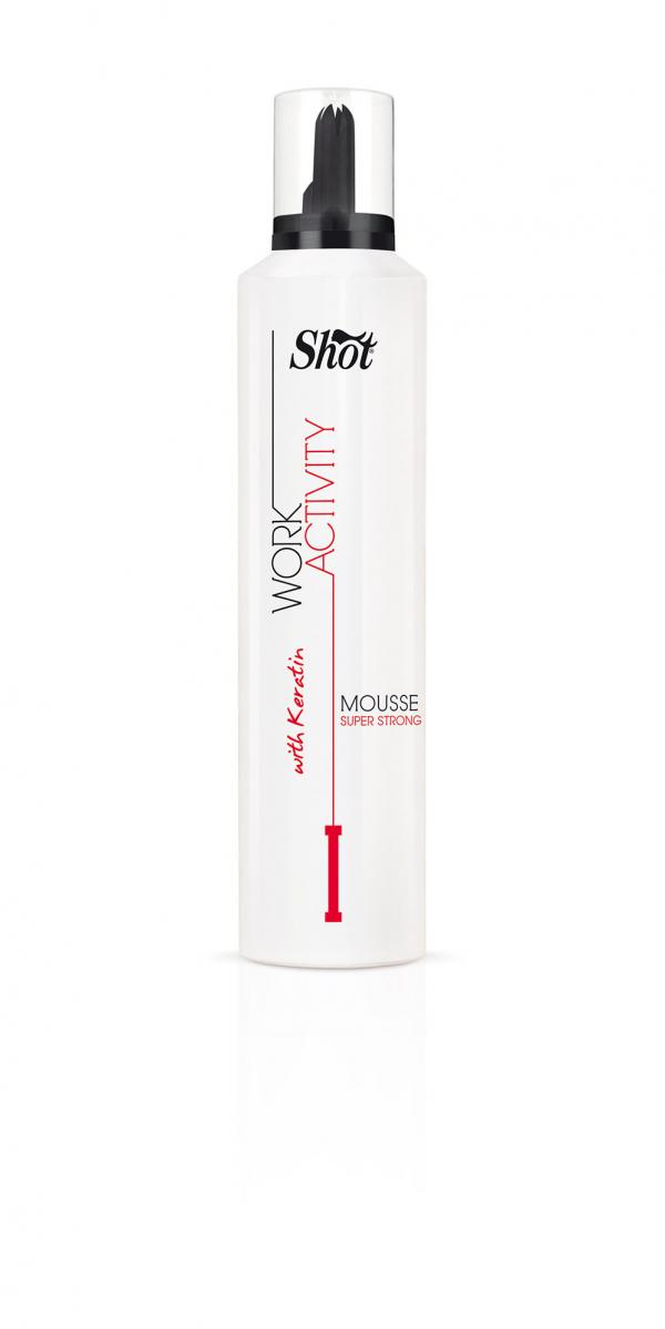 work activity linea finish shot capelli linea mousse super strong